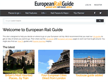 Tablet Screenshot of europeanrailguide.com